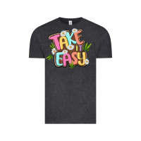 Vintage Black take it easy Vintage Tee - MaliasSmallBusiness