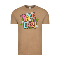 Vintage Coffee take it easy Vintage Tee - MaliasSmallBusiness