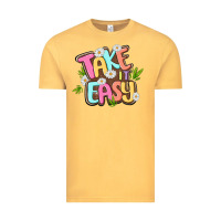 Vintage Mustard take it easy Vintage Tee - MaliasSmallBusiness
