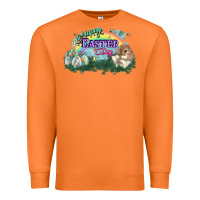 Carrot Happy Easter Day rainbow Premium Sweatshirt - HowdyJamesFarm
