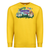 Lemon Happy Easter Day rainbow Premium Sweatshirt - HowdyJamesFarm