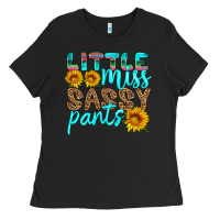 Black little miss sassy pants Ladies Tee - HRA Design Shop