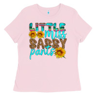 Bubblegum Pink little miss sassy pants Ladies Tee - HRA Design Shop