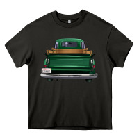Western Green Truck Back View Heavy Core Tee | Teevron