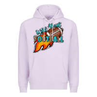 Lilac Wild about Football Premium Hoodie - HowdyJamesFarm