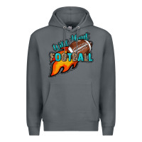 Rock Wild about Football Premium Hoodie - HowdyJamesFarm