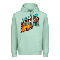 Seafoam Wild about Football Premium Hoodie - HowdyJamesFarm
