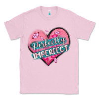 Bubblegum Pink perfectly imperfect Classic Tee - MaliasSmallBusiness