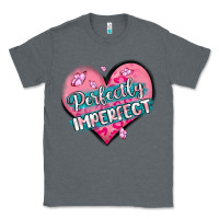 Charcoal Heather perfectly imperfect Classic Tee - MaliasSmallBusiness