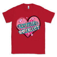 Red perfectly imperfect Classic Tee - MaliasSmallBusiness
