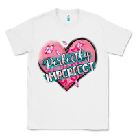 White perfectly imperfect Classic Tee - MaliasSmallBusiness