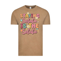 Vintage Coffee staying delulu is the solulu Vintage Tee - MaliasSmallBusiness