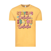 Vintage Mustard staying delulu is the solulu Vintage Tee - MaliasSmallBusiness