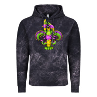 Cloud Black mardi gras crawfish fleur de lis Vintage Hoodie - Jasminsmagicworld