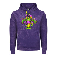 Cloud Purple mardi gras crawfish fleur de lis Vintage Hoodie - Jasminsmagicworld