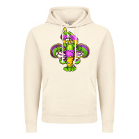 Vintage Artic mardi gras crawfish fleur de lis Vintage Hoodie - Jasminsmagicworld