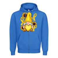 True Royal Childhood Cancer gnome Zipper Hoodie - RanaPortraitStore