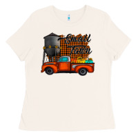Bone small town fall Ladies Tee - CowhideDigitalArt