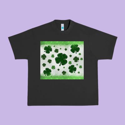 Shamrock Urban Heavy Tee Designed By Maliassmallbusiness