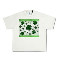 Pistachio shamrock Urban Heavy Tee - MaliasSmallBusiness