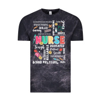 Cloud Black nurse word Vintage Tee - JahusDesignShop