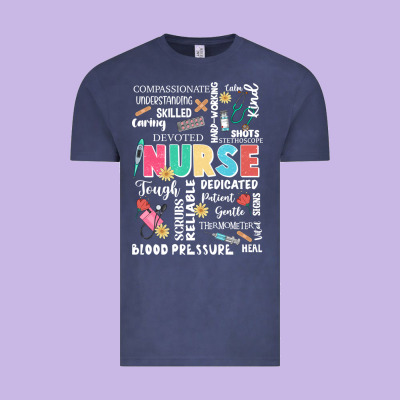 Nurse Word Vintage Tee Designed By Jahusdesignshop