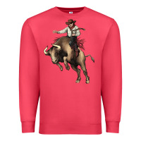 Cardinal Cowboy bull rodeo Premium Sweatshirt - HowdyJamesFarm