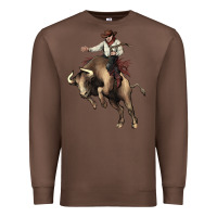Chestnut Cowboy bull rodeo Premium Sweatshirt - HowdyJamesFarm