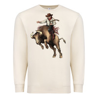 Cowboy Bull Rodeo Premium Sweatshirt | Teevron