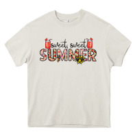 Cream sweet sweet summer Heavy Core Tee - CowhideDigitalArt