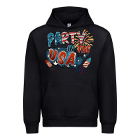 Black Party in the USA Urban Hoodie - FaDigitalArtStudio