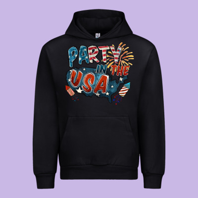 Party In The Usa Urban Hoodie Designed By Fadigitalartstudio
