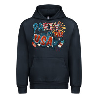 Navy Party in the USA Urban Hoodie - FaDigitalArtStudio