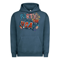 Pigment Midnight Navy Party in the USA Urban Hoodie - FaDigitalArtStudio