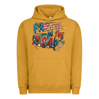 Pigment Peanut Butter Party in the USA Urban Hoodie - FaDigitalArtStudio