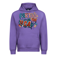 Tulip Party in the USA Urban Hoodie - FaDigitalArtStudio