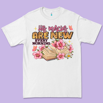 His Mercies Are New Every Morning Lamentations 3 2 Premium Tee Designed By Jahusdesignshop