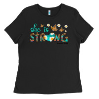 Black she is strong Ladies Tee - HRA Design Shop