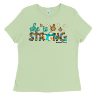 Matcha she is strong Ladies Tee - HRA Design Shop