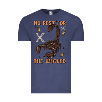 Vintage Denim no rest for the wicked Vintage Tee - MaliasSmallBusiness