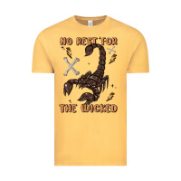 Vintage Mustard no rest for the wicked Vintage Tee - MaliasSmallBusiness