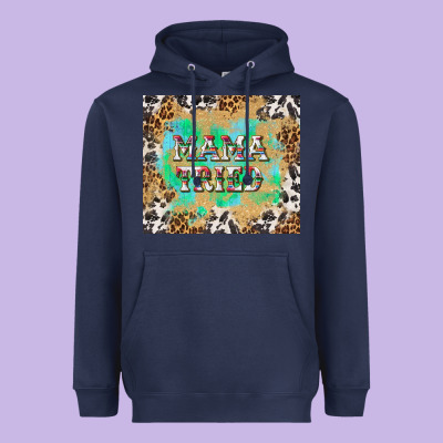 Mama Tried With Leopard And Cowhide Tumbler Tbs Heavyweight Hoodie Designed By Tumblerdesignbyshophia
