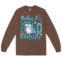 Chestnut baby its cold outside Long Sleeve Tee - NancyCooperArtShop