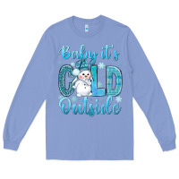 Colony Blue baby its cold outside Long Sleeve Tee - NancyCooperArtShop