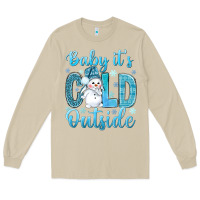 Mushroom baby its cold outside Long Sleeve Tee - NancyCooperArtShop