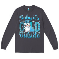 Smoke baby its cold outside Long Sleeve Tee - NancyCooperArtShop