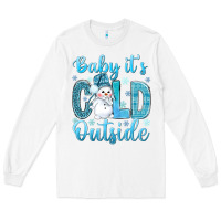 White baby its cold outside Long Sleeve Tee - NancyCooperArtShop