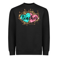 Heart Teacher Heavyweight Sweatshirt | Teevron