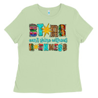 Matcha stars cant shine without darkness Ladies Tee - HRA Design Shop