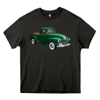 Asphalt western green truck right 34 view 1 Heavy Core Tee - FaDigitalArtStudio